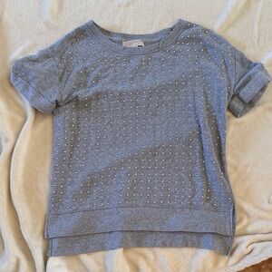 Michael Kors Gray Studded Kids Tee